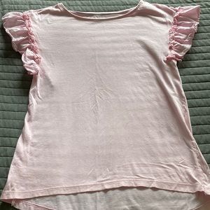 a new day Sleeveless Cotton Ruffled Top